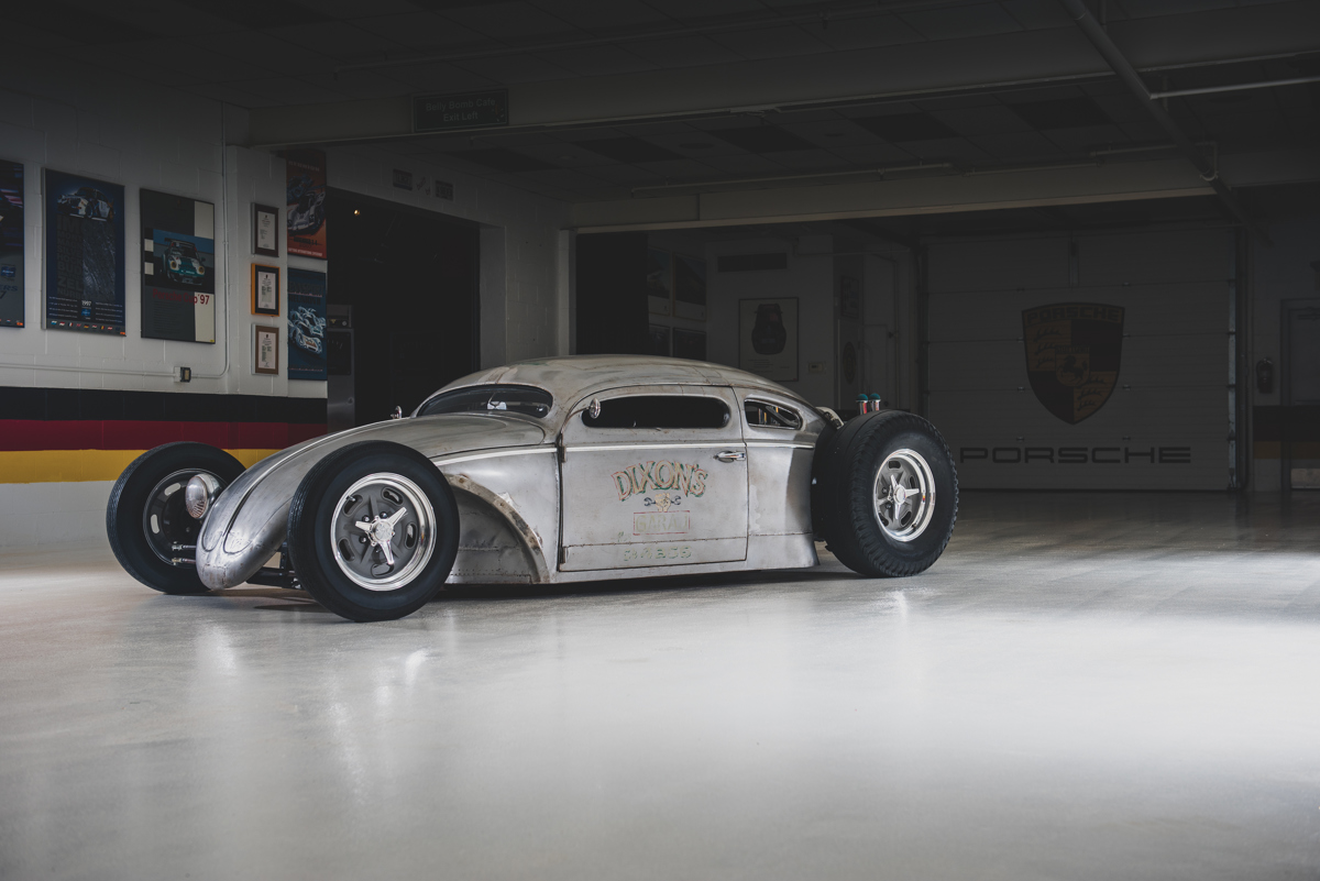 1956 Volkswagen Beetle Outlaw 'Death' by Franz Muhr offered at RM Sotheby’s The Taj Ma Garaj Collection live auction 2019
